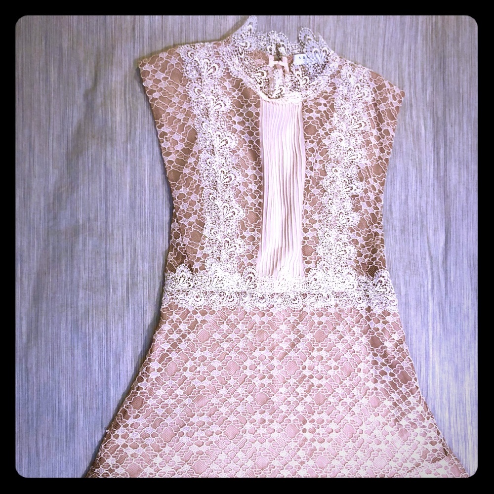 Sandro Lace Skater Dress